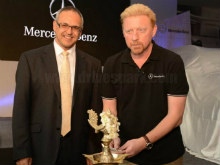 Boris Becker Unveils Mercedes GL-Class In Bangalore Boris Becker Unveils Mercedes GL-Class In Bangalore