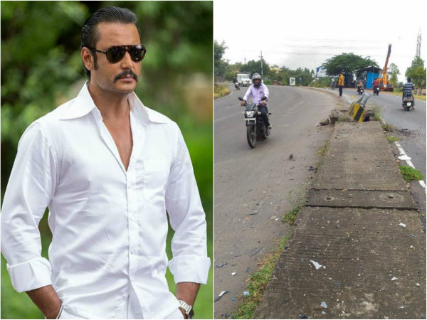 ನಟ ದರ್ಶನ್ ಕಾರು ಅಪಘಾತ- ಪೊಲೀಸರಿಂದ ಸುಮೊಟೊ ಕೇಸ್..!