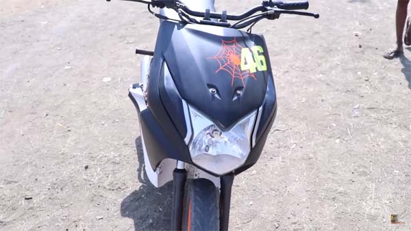 ಕೆಟಿಎಂ ಆರ್ಸಿ ಬೈಕಿನ ರೂಪದಲ್ಲಿ ಮಿಂಚಿದ ಹೋಂಡಾ ಡಿಯೋ..!