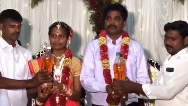 ಮದುವೆ ಮಟಂಪಕ್ಕೆ ಡಿಫರೆಂಟ್ ಆಗಿ ಎಂಟ್ರಿ ಕೊಟ್ಟ ನವ ಜೋಡಿ