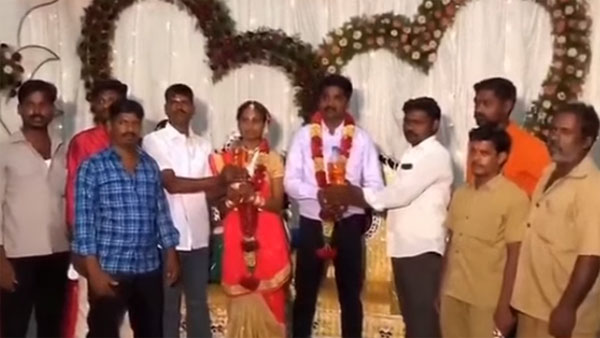 ಮದುವೆ ಮಟಂಪಕ್ಕೆ ಡಿಫರೆಂಟ್ ಆಗಿ ಎಂಟ್ರಿ ಕೊಟ್ಟ ನವ ಜೋಡಿ