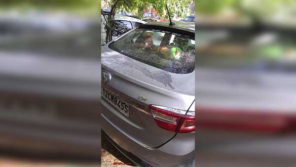 ಪಾರ್ಕಿಂಗ್ ಮಾಡಲಾದ ಕಾರುಗಳ ಮೇಲೆ ಪುಂಡರಿಂದ ಆಸಿಡ್ ದಾಳಿ..!