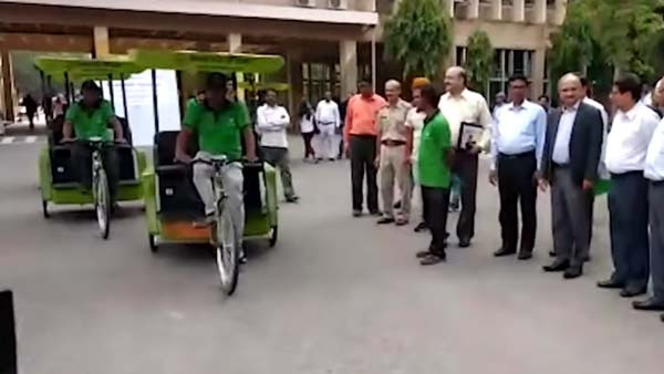 ಶ್ರಮ ಕಡಿಮೆಗೊಳಿಸಲಿದೆ ಈ ಸೋಲಾರ್ ರಿಕ್ಷಾ