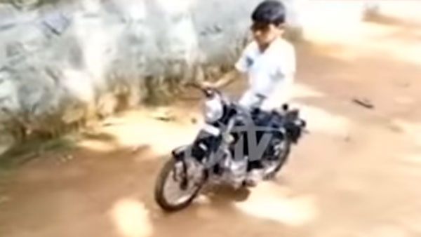 ಮಗನಿಗಾಗಿ ಮಿನಿ ಎಲೆಕ್ಟ್ರಿಕ್ ಬುಲೆಟ್ ಬೈಕ್ ತಯಾರಿಸಿದ ಅಪ್ಪ..!