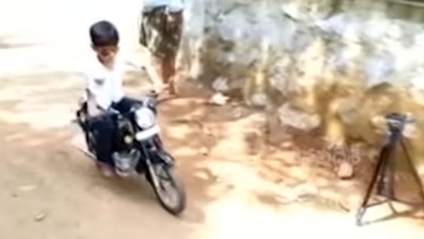 ಮಗನಿಗಾಗಿ ಮಿನಿ ಎಲೆಕ್ಟ್ರಿಕ್ ಬುಲೆಟ್ ಬೈಕ್ ತಯಾರಿಸಿದ ಅಪ್ಪ..!