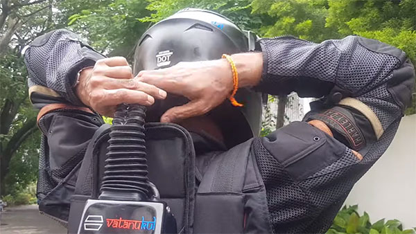 ಬೈಕ್ ಸವಾರಿ ವೇಳೆ ತಲೆಯನ್ನು ತಂಪಾಗಿಡಲಿದೆ ಈ ಎಸಿ ಹೆಲ್ಮೆಟ್