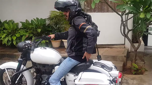 ಬೈಕ್ ಸವಾರಿ ವೇಳೆ ತಲೆಯನ್ನು ತಂಪಾಗಿಡಲಿದೆ ಈ ಎಸಿ ಹೆಲ್ಮೆಟ್