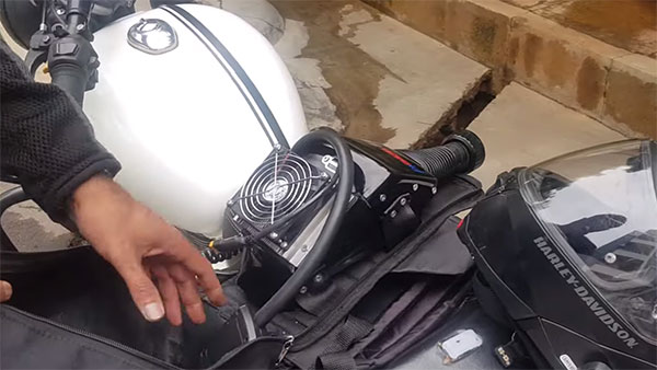 ಬೈಕ್ ಸವಾರಿ ವೇಳೆ ತಲೆಯನ್ನು ತಂಪಾಗಿಡಲಿದೆ ಈ ಎಸಿ ಹೆಲ್ಮೆಟ್