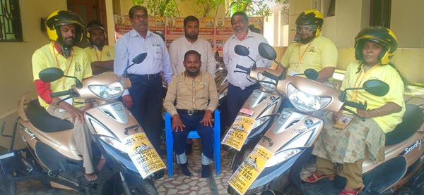 ಬೈಕ್ ಟ್ಯಾಕ್ಸಿ ಶುರು ಮಾಡಿದ ವಿಶೇಷ ಚೇತನರು