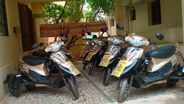 ಬೈಕ್ ಟ್ಯಾಕ್ಸಿ ಶುರು ಮಾಡಿದ ವಿಶೇಷ ಚೇತನರು