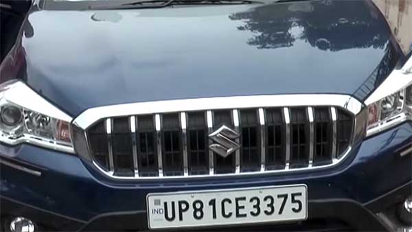 ಹೆಲ್ಮೆಟ್ ಹಾಕದ ಕಾರು ಚಾಲಕನಿಗೆ ಬಿತ್ತು ದಂಡ..!