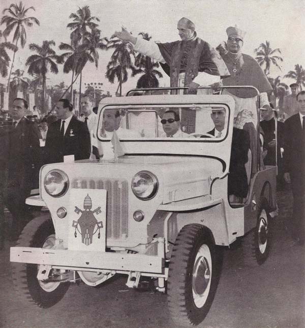 ಮಹೀಂದ್ರಾ ಕಾರಿನಲ್ಲಿ ಸಂಚರಿಸಿದ ಪೋಪ್ ಫ್ರಾನ್ಸಿಸ್