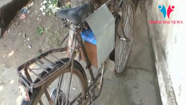 ಸೈಕಲ್ಲನ್ನು ಎಲೆಕ್ಟ್ರಿಕ್ ಬೈಕ್ ಆಗಿ ಬದಲಿಸಿದ ರೈತ..!
