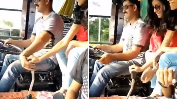 ಹುಡುಗಿಯರಿಗೆ ಗೇರ್ ಬದಲಿಸಲು ಬಿಟ್ಟು ಡಿಎಲ್ ಕಳೆದುಕೊಂಡ ಡ್ರೈವರ್..!