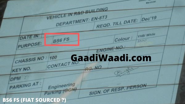 ಬಿಎಸ್ 6 ಡೀಸೆಲ್ ಎಂಜಿನ್ನೊಂದಿಗೆ ಬಿಡುಗಡೆಗೆ ಸಿದ್ದವಾದ ಹೊಸ ಎರ್ಟಿಗಾ