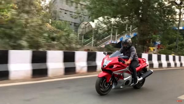 ಸುಜುಕಿ ಹಯಾಬುಸಾ ಬೈಕ್ನಂತೆ ಮಾಡಿಫೈಗೊಂಡ ಡಾಮಿನರ್ 400