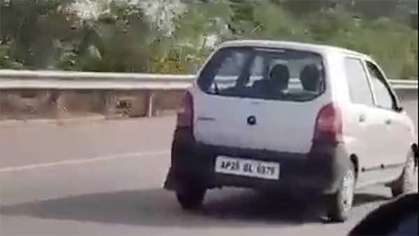 ರಿಂಗ್ ರೋಡ್ನಲ್ಲಿ ಕಾರು ಚಲಾಯಿಸಿದ ಅಪ್ರಾಪ್ತ ಬಾಲಕ