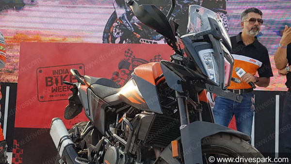 ಇಂಡಿಯಾ ಬೈಕ್ ವೀಕ್ನಲ್ಲಿ ಅನಾವರಣಗೊಂಡ ಕೆಟಿಎಂ 390 ಅಡ್ವೆಂಚರ್