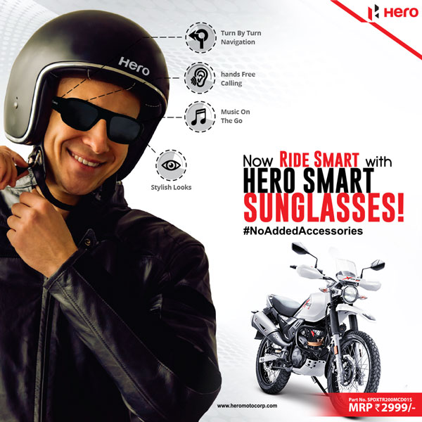 ಬೈಕ್ ರೈಡರ್ಗಳಿಗಾಗಿ ಬಂತು ಹೀರೋ ಸ್ಮಾರ್ಟ್ ಸನ್ಗ್ಲಾಸ್