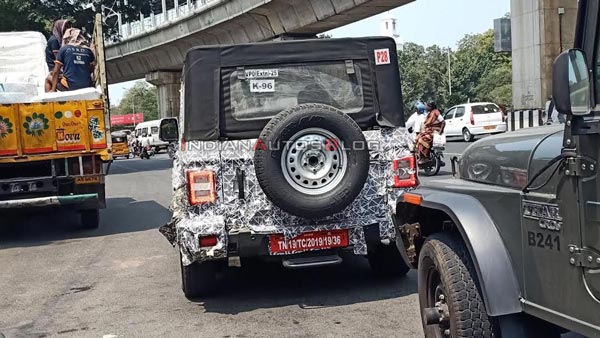 ಸ್ಪಾಟ್ ಟೆಸ್ಟ್ನಲ್ಲಿ ಕಾಣಿಸಿಕೊಂಡ 2020ರ ಮಹೀಂದ್ರಾ ಥಾರ್