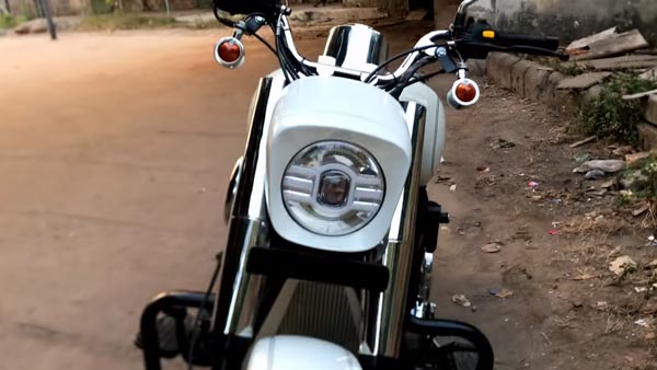 ಹಾರ್ಲೆ ಡೇವಿಡ್ಸನ್ ಫ್ಯಾಟ್ ಬಾಯ್ ಬೈಕಿನಂತೆ ಮಾಡಿಫೈಗೊಂಡ ಬುಲೆಟ್