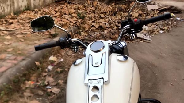 ಹಾರ್ಲೆ ಡೇವಿಡ್ಸನ್ ಫ್ಯಾಟ್ ಬಾಯ್ ಬೈಕಿನಂತೆ ಮಾಡಿಫೈಗೊಂಡ ಬುಲೆಟ್