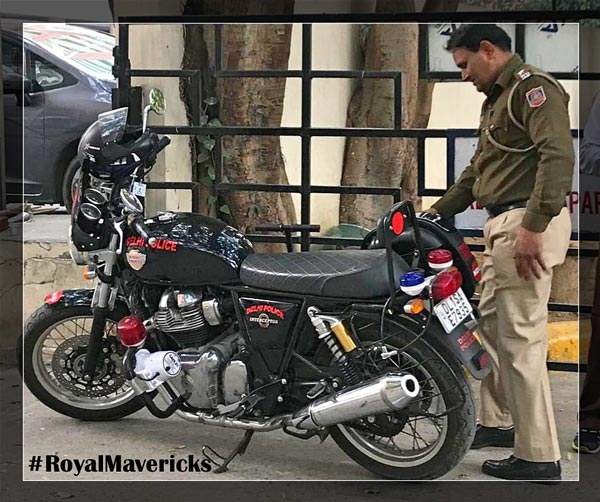 ದೆಹಲಿ ಪೊಲೀಸರಿಗೆ ಗಸ್ತು ತಿರುಗಲು ಜೊತೆಯಾದ ರಾಯಲ್ ಎನ್ಫೀಲ್ಡ್ ಬೈಕ್ಗಳು