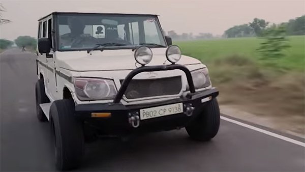 ಬೊಲೆರೊ ಕಾರು ಮಾಡಿಫೈ ಮಾಡಿದ ದೈತ್ಯ ಪೊಲೀಸ್