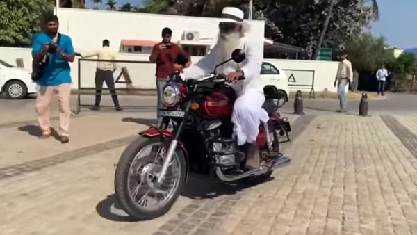 ಕರೋನಾ ವೈರಸ್ ಭೀತಿಯ ನಡುವೆಯೇ ಜಗ್ಗಿ ವಾಸುದೇವ್ ಜಾಲಿ ರೈಡ್