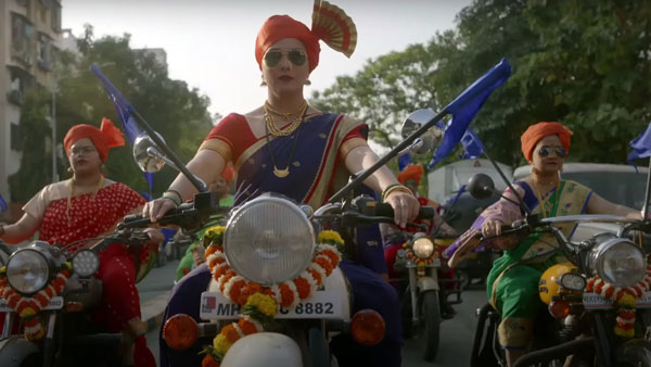 ಹೊಸ ಚಿತ್ರಕ್ಕಾಗಿ ರಾಯಲ್ ಎನ್ಫೀಲ್ಡ್ನಲ್ಲಿ ಕಾಣಿಸಿಕೊಂಡ ಲಾರಾ ದತ್ತಾ
