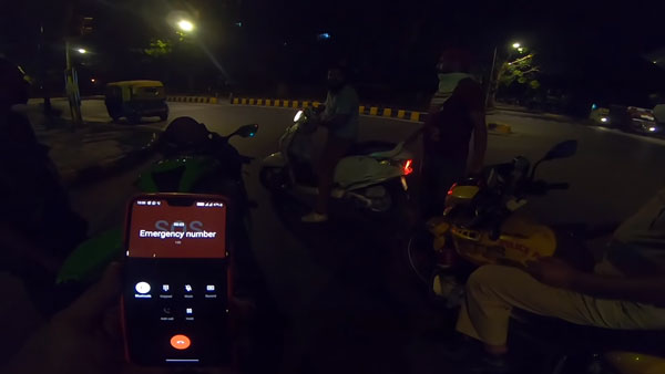 ಕುಡಿದ ಮತ್ತಿನಲ್ಲಿ ಸೂಪರ್ ಬೈಕ್ ಸವಾರನಿಗೆ ಸವಾಲೊಡ್ಡಿದ ಸ್ಕೂಟರ್ ಸವಾರ