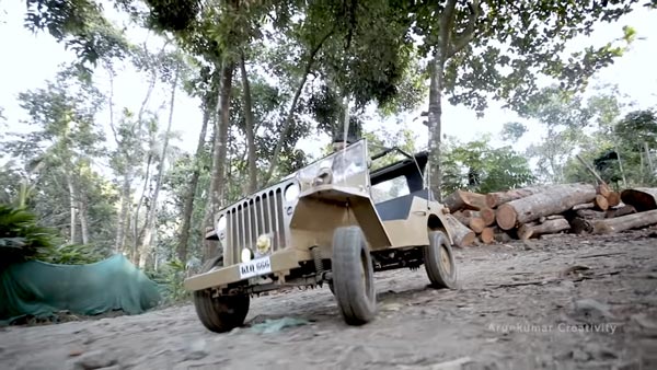 10 ವರ್ಷದ ಮಗನಿಗಾಗಿ ವಿಶಿಷ್ಟ ರೀತಿಯ ಕಾರು ತಯಾರಿಸಿದ ಅಪ್ಪ