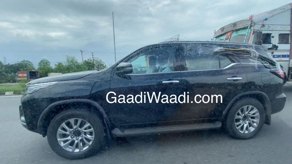 ಮೊದಲ ಬಾರಿಗೆ ಸ್ಪಾಟ್ ಟೆಸ್ಟ್ನಲ್ಲಿ ಕಾಣಿಸಿಕೊಂಡ ಟೊಯೊಟಾ ಫಾರ್ಚೂನರ್ ಫೇಸ್ಲಿಫ್ಟ್