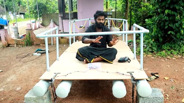 ಪಿವಿಸಿ ಪೈಪ್ನಿಂದಲೇ ತಯಾರಾಯ್ತು ರಿಮೋಟ್ ಕಂಟ್ರೋಲ್ ದೋಣಿ