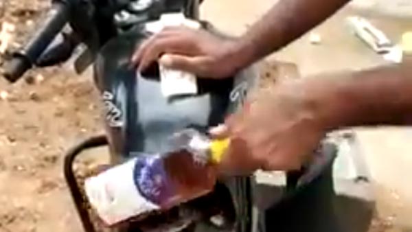 ಬೈಕ್ನಡಿ ಅಕ್ರಮ ಮದ್ಯ ಸಾಗಣೆ, ಕೊನೆಗೂ ಸಿಕ್ಕಿಬಿದ್ದ ಖದೀಮರು