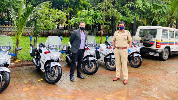 ಮುಂಬೈ ಪೊಲೀಸರಿಗೆ ಮಾಡಿಫೈಗೊಳಿಸಿದ ಬೈಕ್ ನೀಡಿದ ಸುಜುಕಿ