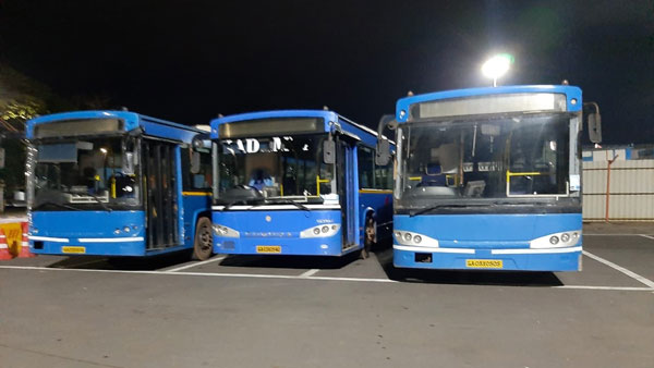 ಕರೋನಾ ವೈರಸ್ ಎಫೆಕ್ಟ್: ಜನರಿಲ್ಲದೇ ಭಣಗುಡುತ್ತಿವೆ ಬಸ್ಸುಗಳು