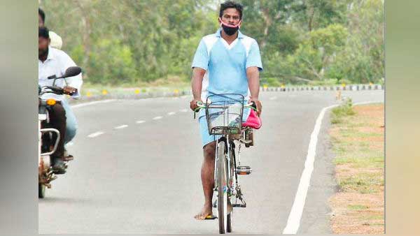 ಕಾಲು ಕಳೆದುಕೊಂಡರೂ ಕಡಿಮೆಯಾಗದ ಆತ್ಮ ವಿಶ್ವಾಸ