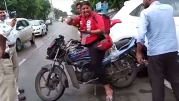 ಪೊಲೀಸರೊಂದಿಗೆ ವಾಗ್ವಾದ ನಡೆಸಿ ಜೈಲು ಸೇರಿದ ಡೆಲಿವರಿ ಗರ್ಲ್