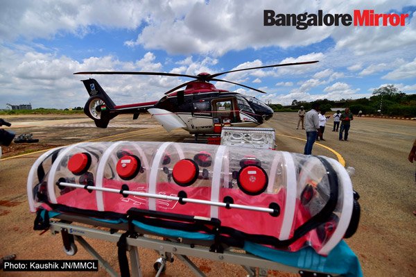 ಕೋವಿಡ್ 19 ರೋಗಿಗಳನ್ನು ಆಸ್ಪತ್ರೆಗೆ ಸೇರಿಸಲು ನೆರವಾಗಲಿದೆ ಈ ಏರ್ ಆಂಬ್ಯುಲೆನ್ಸ್