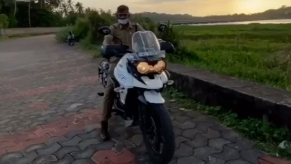 ದಂಡ ವಿಧಿಸುವ ಬದಲು ಬೇರೆ ಕಾರಣಕ್ಕೆ ಸೂಪರ್ಬೈಕ್ ತಡೆದ ಪೊಲೀಸರು