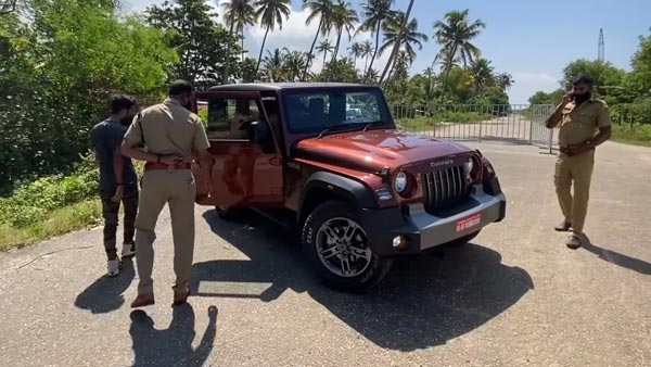 ಪೊಲೀಸರನ್ನೂ ತನ್ನತ್ತ ಸೆಳೆದ ಹೊಸ ಥಾರ್ ಎಸ್ಯುವಿ