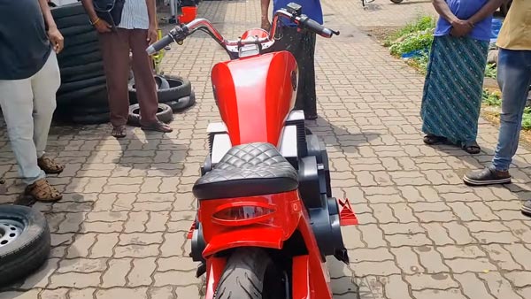 ಎಲೆಕ್ಟ್ರಿಕ್ ಬೈಕ್ ತಯಾರಿಸಿದ ಸೈಕಲ್ ಶಾಪ್ ಮಾಲೀಕ