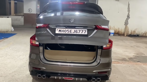 ಆಟೋಮ್ಯಾಟಿಕ್ ಡೋರಿನೊಂದಿಗೆ ಮಾಡಿಫೈಗೊಂಡ ಮಾರುತಿ ಸುಜುಕಿ ಎರ್ಟಿಗಾ