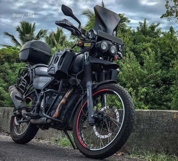 ಮಾಡಿಫೈಗೊಂಡು ರಗಡ್ ಲುಕ್ನಲ್ಲಿ ಮಿಂಚಿದ ಆರ್ಇ ಹಿಮಾಲಯನ್ ಅಡ್ವೆಂಚರ್ ಬೈಕ್