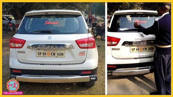 ಜಾತಿ ಸೂಚಕ ಸ್ಟಿಕ್ಕರ್ ಹೊಂದಿರುವ ವಾಹನಗಳ ವಿರುದ್ಧ ಕಾರ್ಯಾಚರಣೆ ಆರಂಭಿಸಿದ ಪೊಲೀಸರು