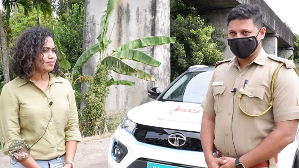 ನೆಕ್ಸಾನ್ ಎಲೆಕ್ಟ್ರಿಕ್ ಕಾರನ್ನು ಶ್ಲಾಘಿಸಿದ ಪೊಲೀಸ್ ಅಧಿಕಾರಿಗಳು