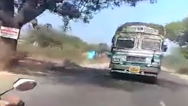 ದಿಢೀರನೆ ಕೈಕೊಟ್ಟ ಬ್ರೇಕ್, 3 ಕಿ.ಮೀ ರಿವರ್ಸ್ ಗೇರಿನಲ್ಲಿ ಸಾಗಿದ ಟ್ರಕ್ ಚಾಲಕ