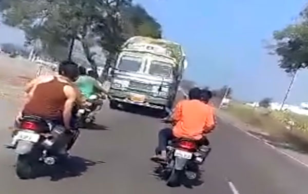 ದಿಢೀರನೆ ಕೈಕೊಟ್ಟ ಬ್ರೇಕ್, 3 ಕಿ.ಮೀ ರಿವರ್ಸ್ ಗೇರಿನಲ್ಲಿ ಸಾಗಿದ ಟ್ರಕ್ ಚಾಲಕ