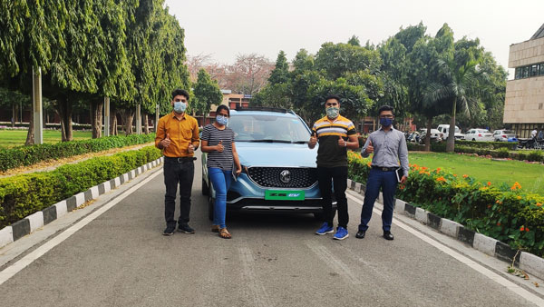ಐಐಟಿಗೆ ಎಲೆಕ್ಟ್ರಿಕ್ ಎಸ್ಯುವಿ ದಾನ ಮಾಡಿದ ಎಂಜಿ ಮೋಟಾರ್